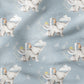 0.5m BIO French Terry Hello Little One denim *VORBESTELLUNG*