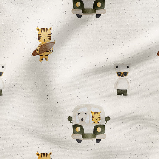 0.5m BIO French Terry Surf the Safari-World