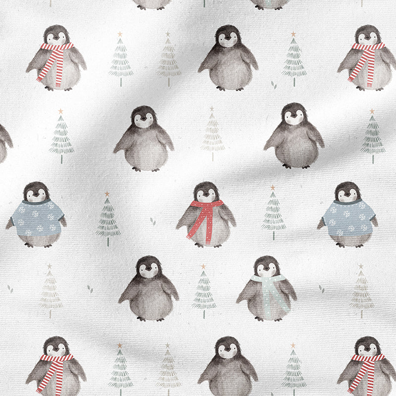 RESTSTÜCK 100cm BIO French Terry Pinguin Gigi merry