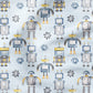 0.5m BIO French Terry Robots sky *VORBESTELLUNG*