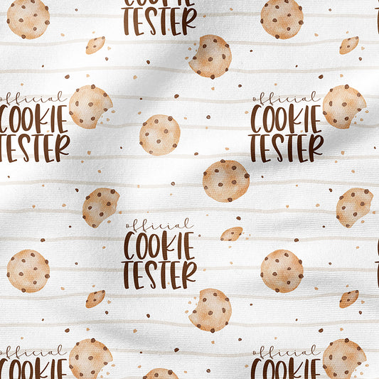 0.5m BIO French Terry Official Cookie Tester stripes *VORBESTELLUNG*
