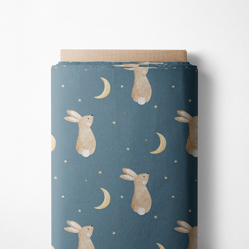 0.5m BIO French Terry Good Night Rabbit *VORBESTELLUNG*