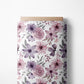 0.5m BIO French Terry Eves Flowers white