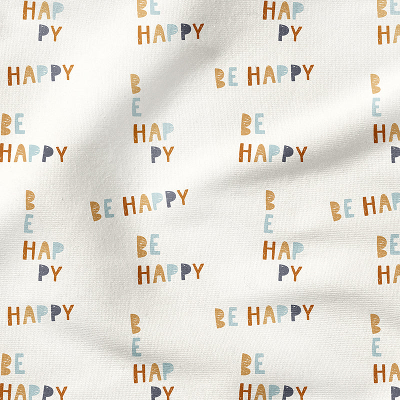 0.5m BIO French Terry Be Happy rainbow *STOFFÜBERSICHT*