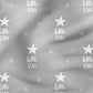 0.5m BIO French Terry Little Star gray *VORBESTELLUNG*
