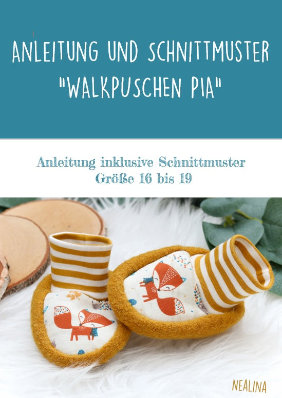 Anleitung Walkpuschen PIA | Größe 16-19