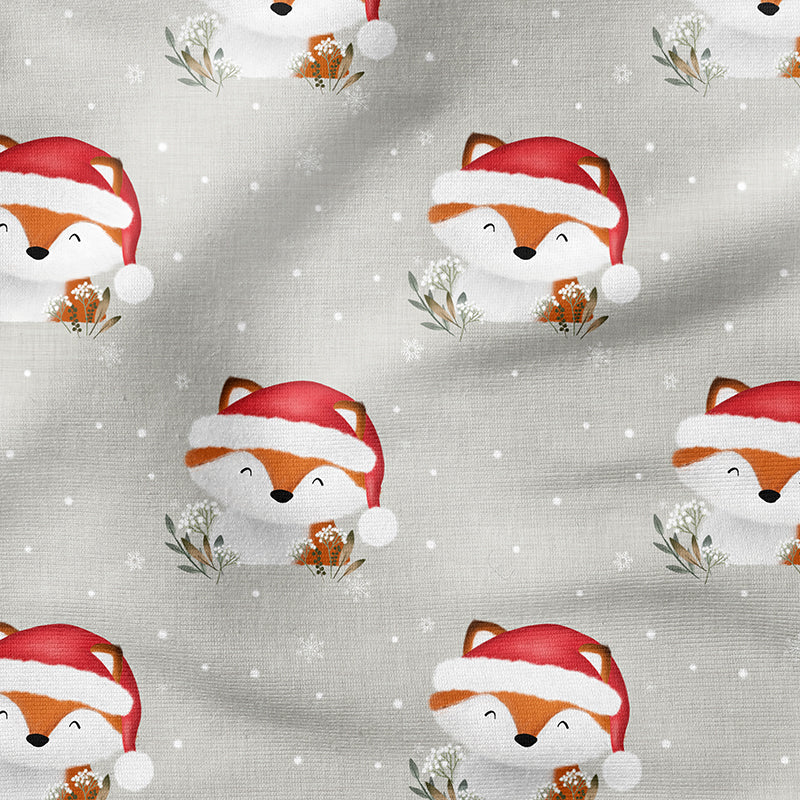 0.5m BIO French Terry Santa Fox linen *STOFFÜBERSICHT*