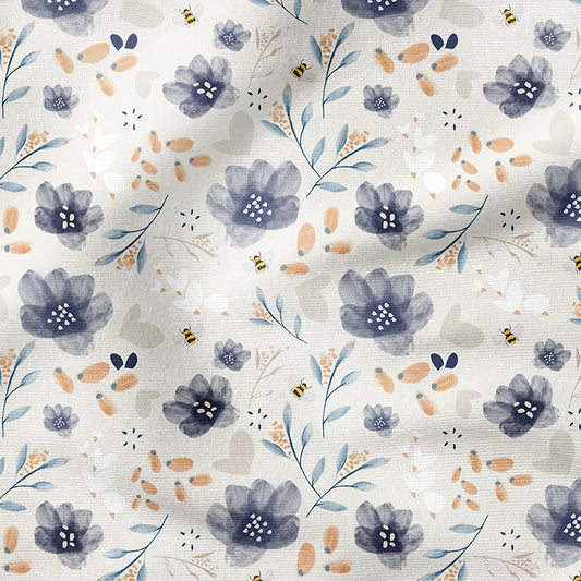 0.5m BIO French Terry Lolla Flowers *STOFFÜBERSICHT*