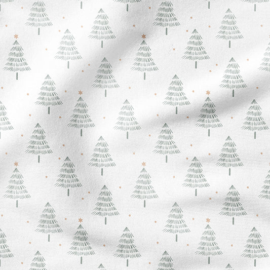 0.5m BIO French Terry Christmas white *STOFFÜBERSICHT*