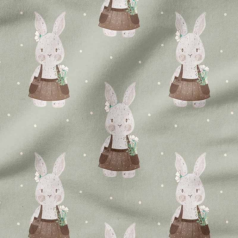 0.5m BIO French Terry Frau Hase *VORBESTELLUNG*