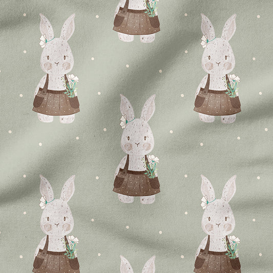 0.5m BIO French Terry Frau Hase *VORBESTELLUNG*