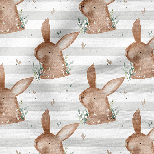 0.5m BIO French Terry Hase Neville Gray *VORBESTELLUNG*