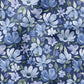 85cm Softshell Boho Floral navy