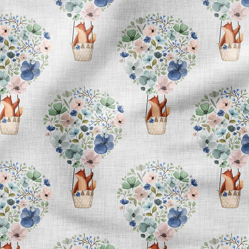 0.5m BIO French Terry Flower Up and Away