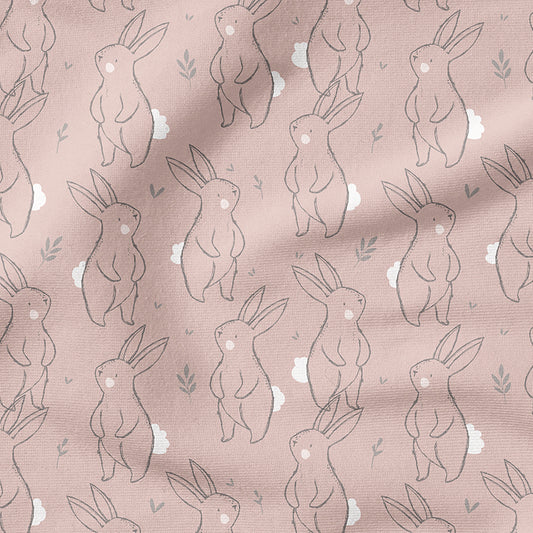 0.5m BIO French Terry Hase Heather *VORBESTELLUNG*