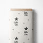 0.5m BIO French Terry Little Star black *VORBESTELLUNG*