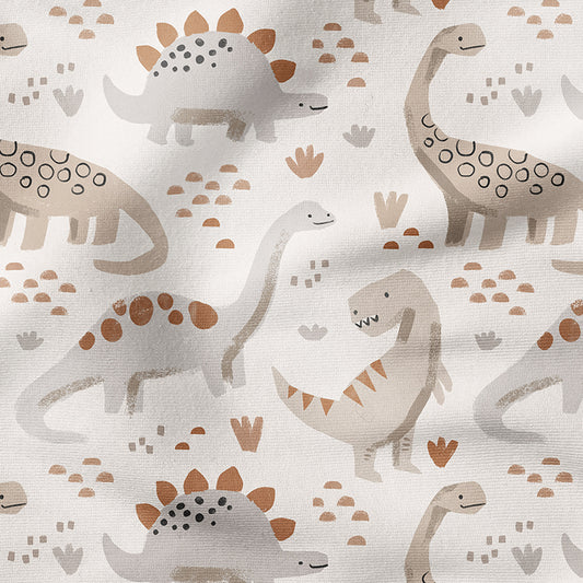 0.5m BIO French Terry Dinos cream