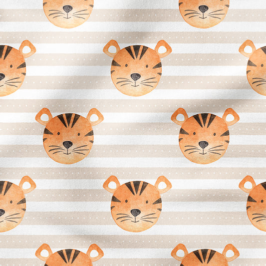 0.5m BIO French Terry Tiger Tilly stripes *VORBESTELLUNG*