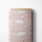 0.5m BIO French Terry Berry Bear rosa *VORBESTELLUNG*