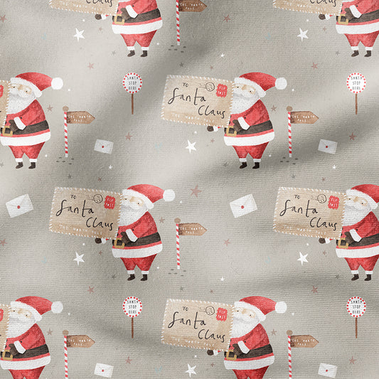 0.5m BIO French Terry Letters to Santa